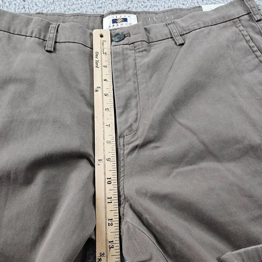 Joseph Abboud Pants 40x29 Khaki Brown Chino Comfort Stretch Preppy Casual NWT